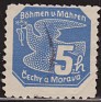 Czech Republic 1939 Fauna 5 H Blue Scott P2